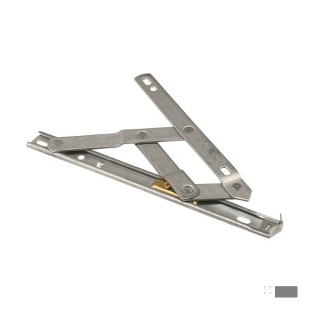 Prime-Line 8 in., Stainless Steel, 4-Bar Hinge Casement or Projecting Window (2 Pack) H 3626
